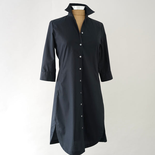 Black Everyday Shirt Dress – Shirtini