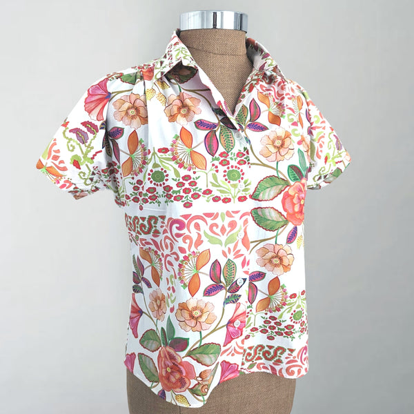 Orange Blossom Short Sleeve Shirt