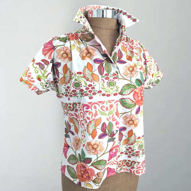 Orange Blossom Short Sleeve Shirt