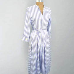 Odette Purple Stripe Dress