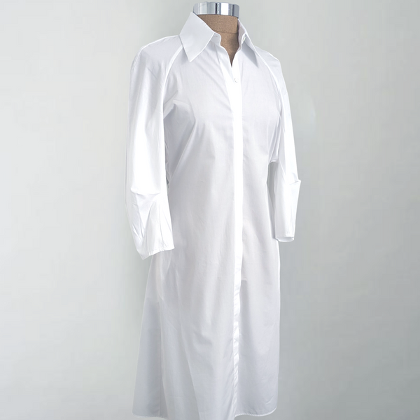 Kendra White Shirt Dress