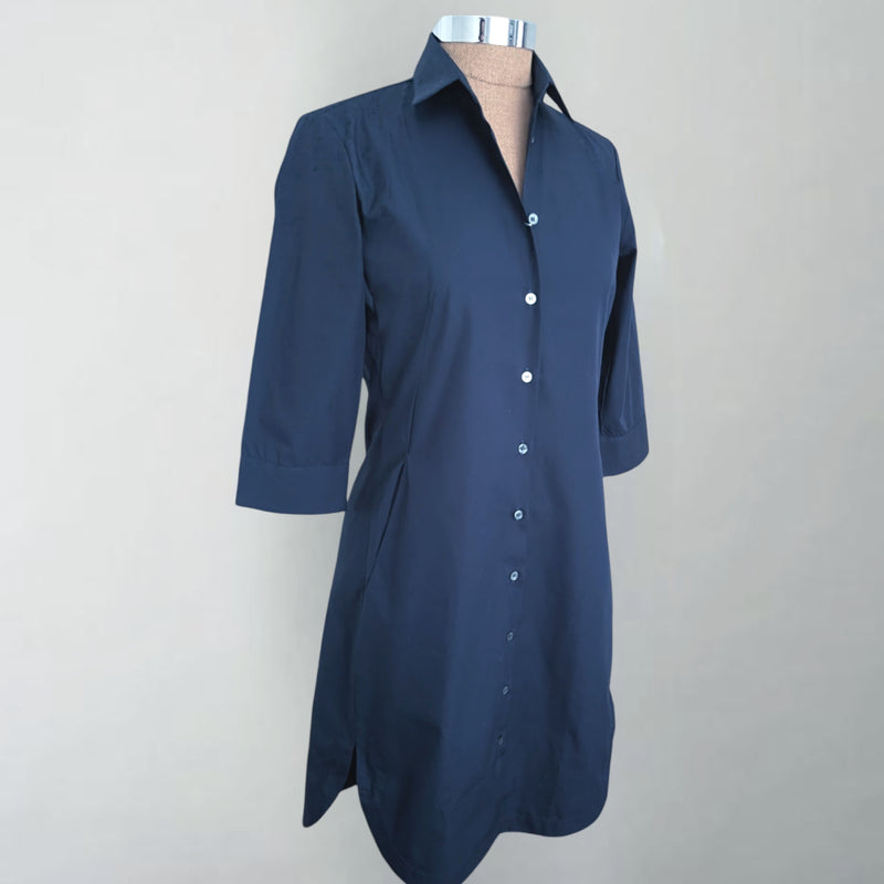 Navy Everyday Shirt Dress