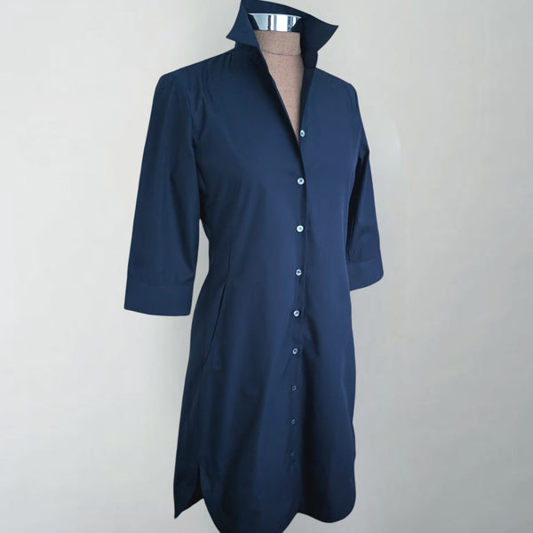 Navy Everyday Shirt Dress