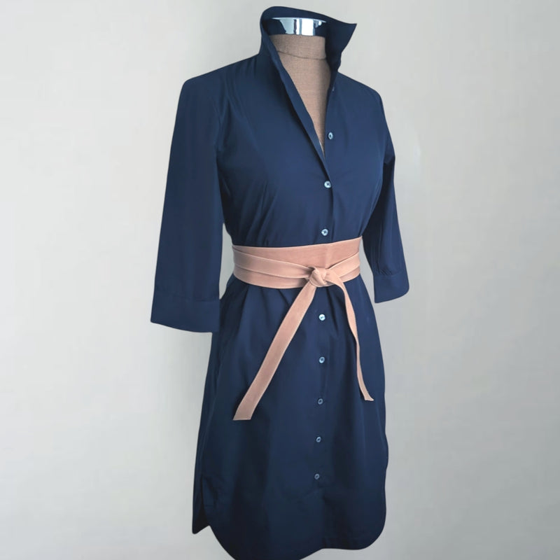 Navy Everyday Shirt Dress