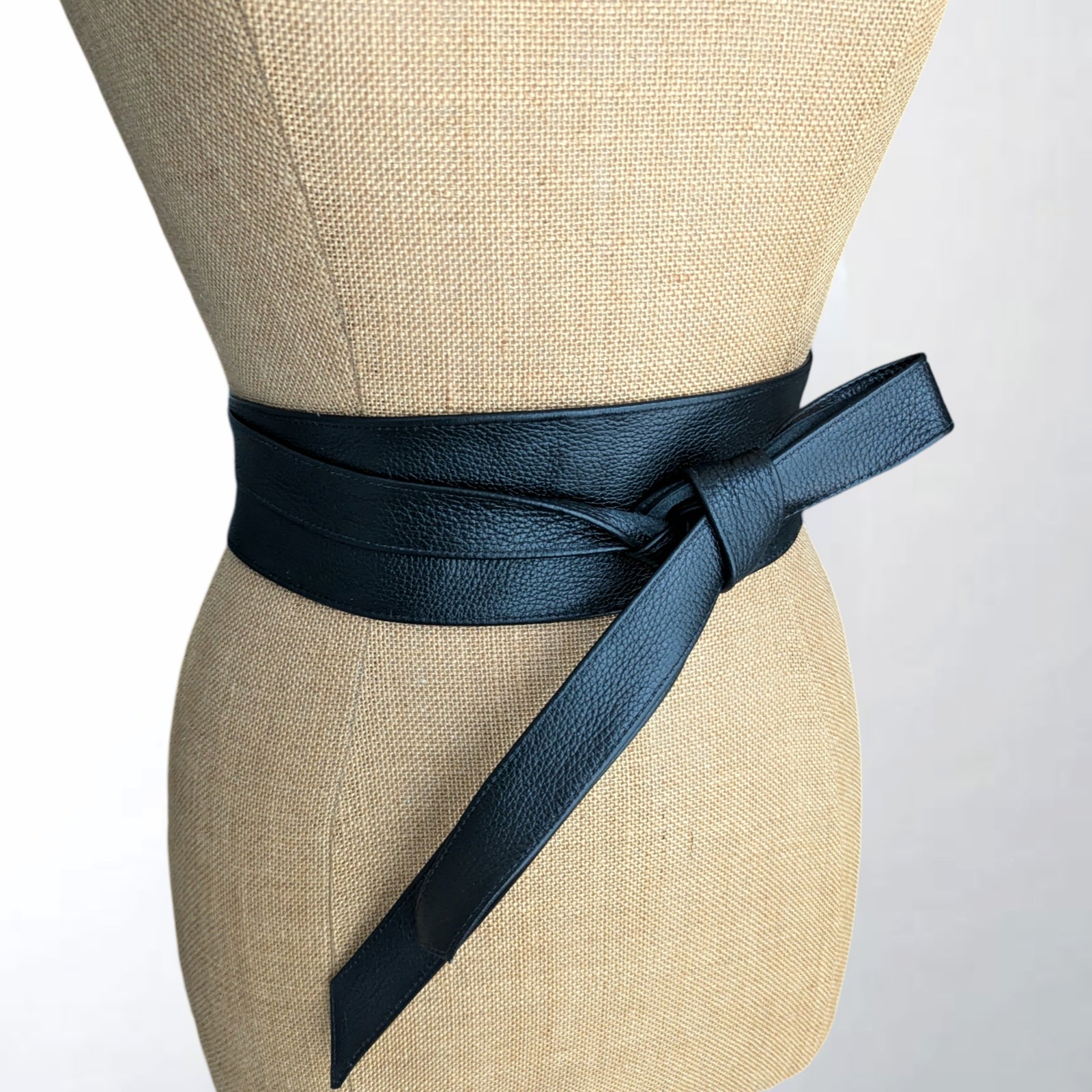 Black Obi Wide Belt – Shirtini
