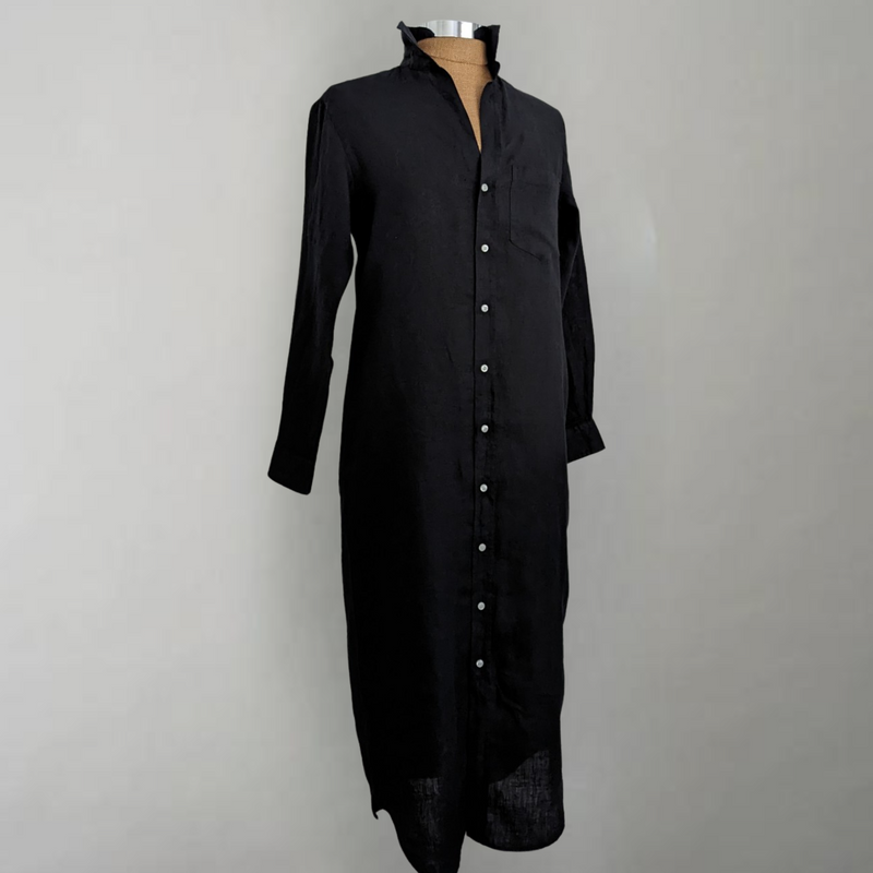 Rory Black Linen Dress