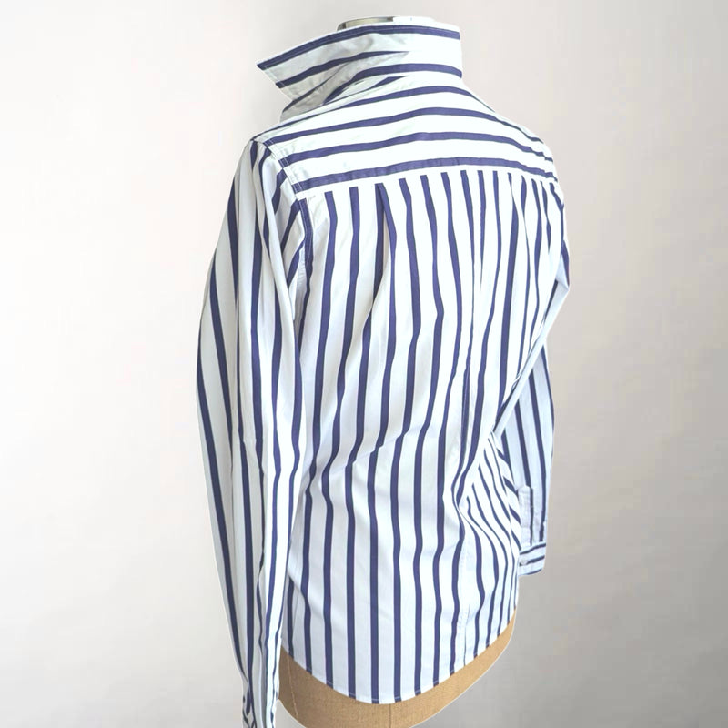 Barry Wide Navy Stripe Shirt