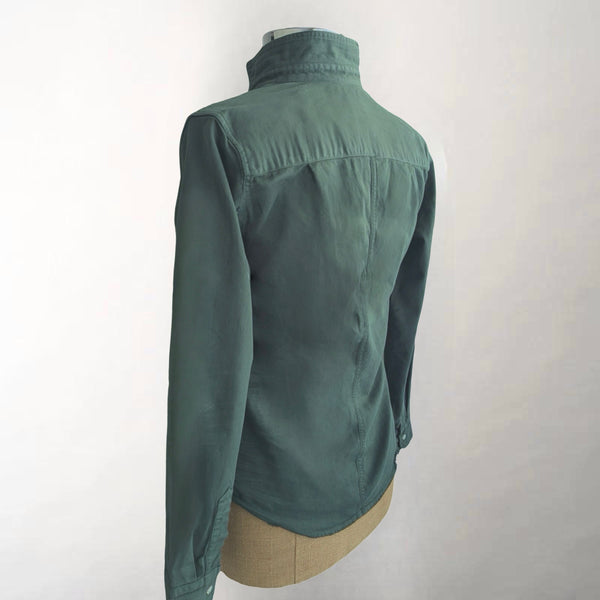 Barry Vintage Green Denim Shirt