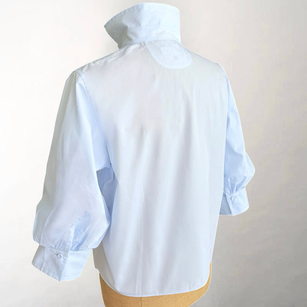 Blue Short Sleeve Swing Shirt