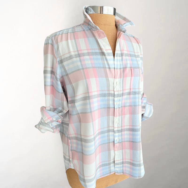 Eileen Pink, Blue & Gray Plaid