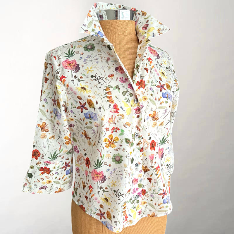 Camille Fitted Floral Shirt