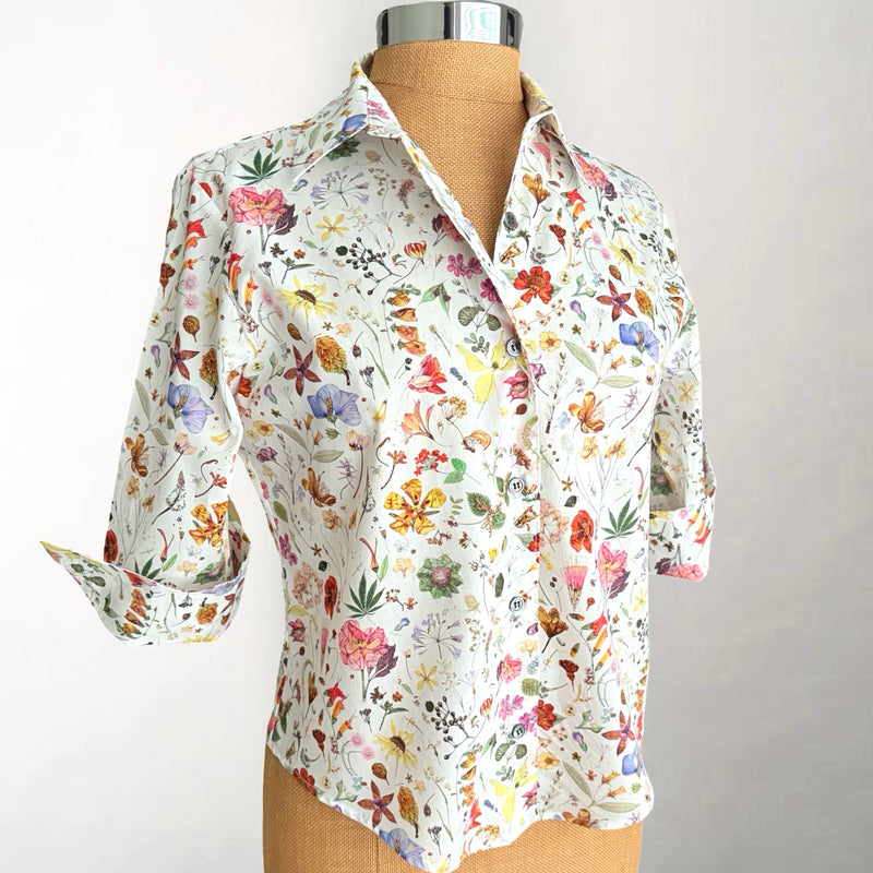 Camille Fitted Floral Shirt