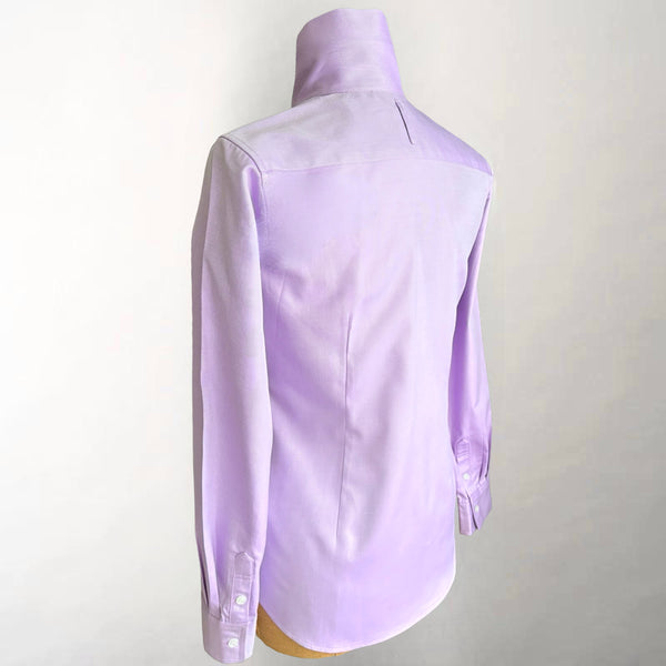 Ginna Tailored Soft Twill Violet Shirt