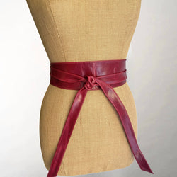 Rosewood Obi Wide Belt