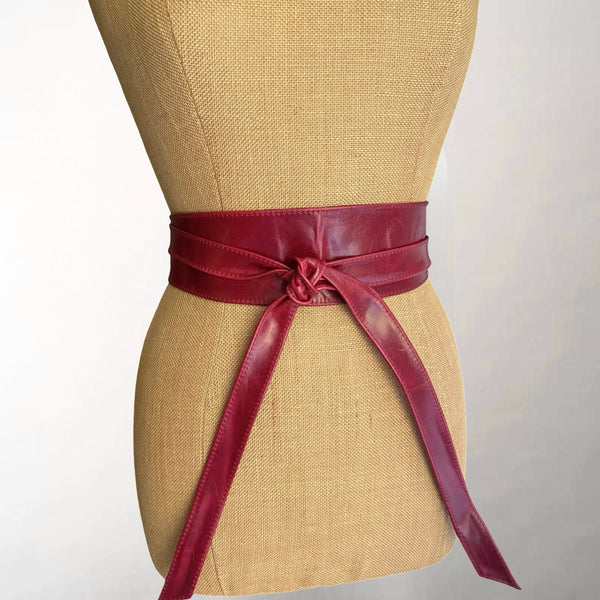 Rosewood Obi Wide Belt