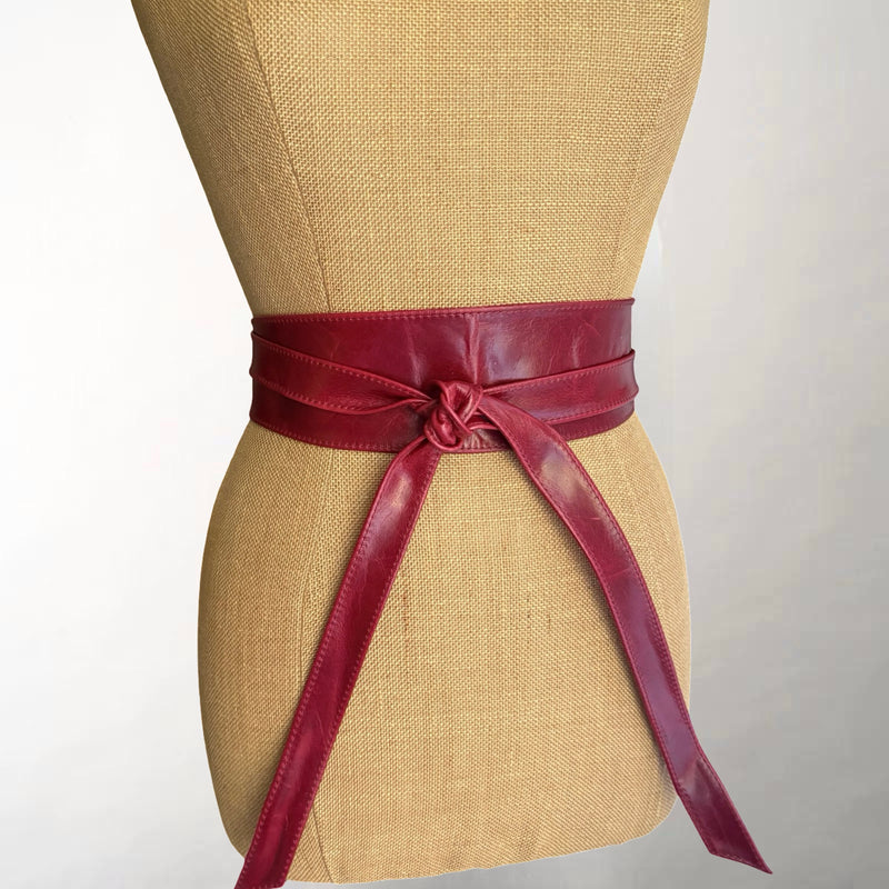 Rosewood Obi Wide Belt