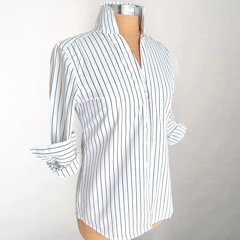 The League Black & White Stripe