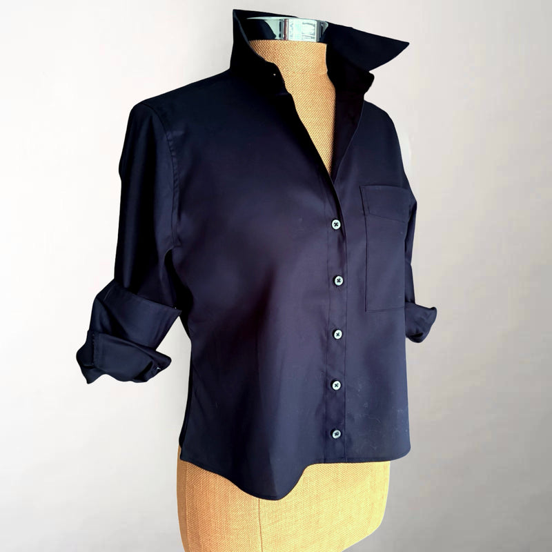 The Crop Black Shirt