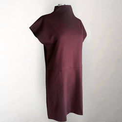 Maya Espresso Funnelneck Dress