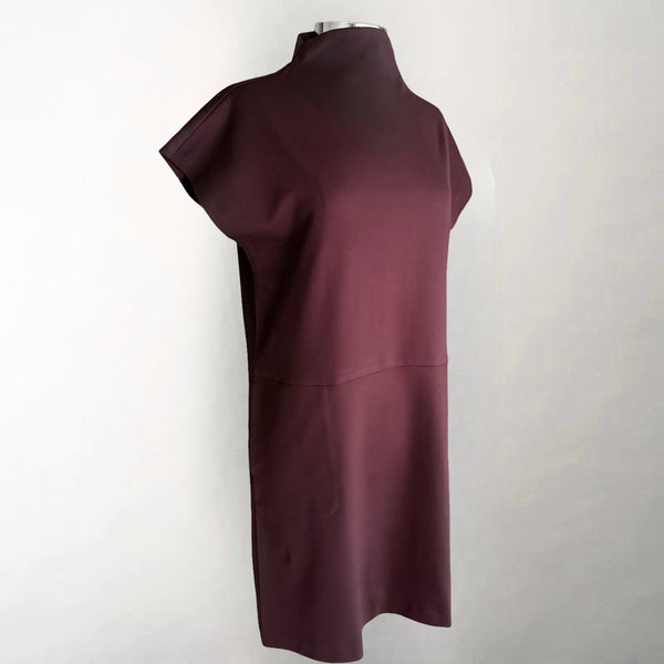 Maya Espresso Funnelneck Dress
