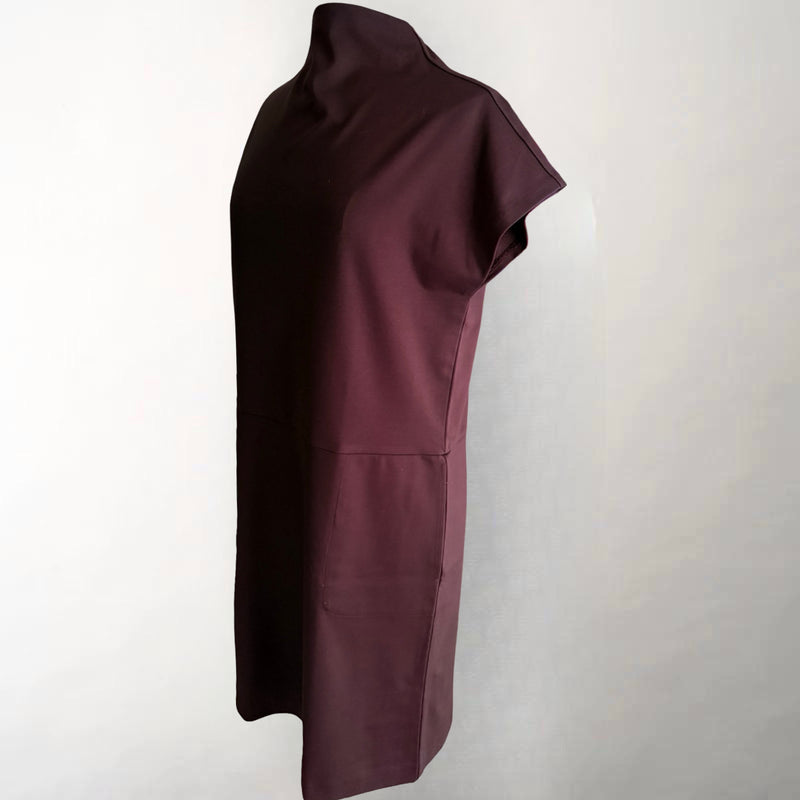 Maya Espresso Funnelneck Dress