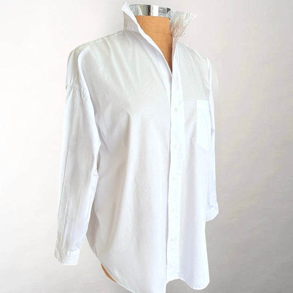 Shirley White Poplin
