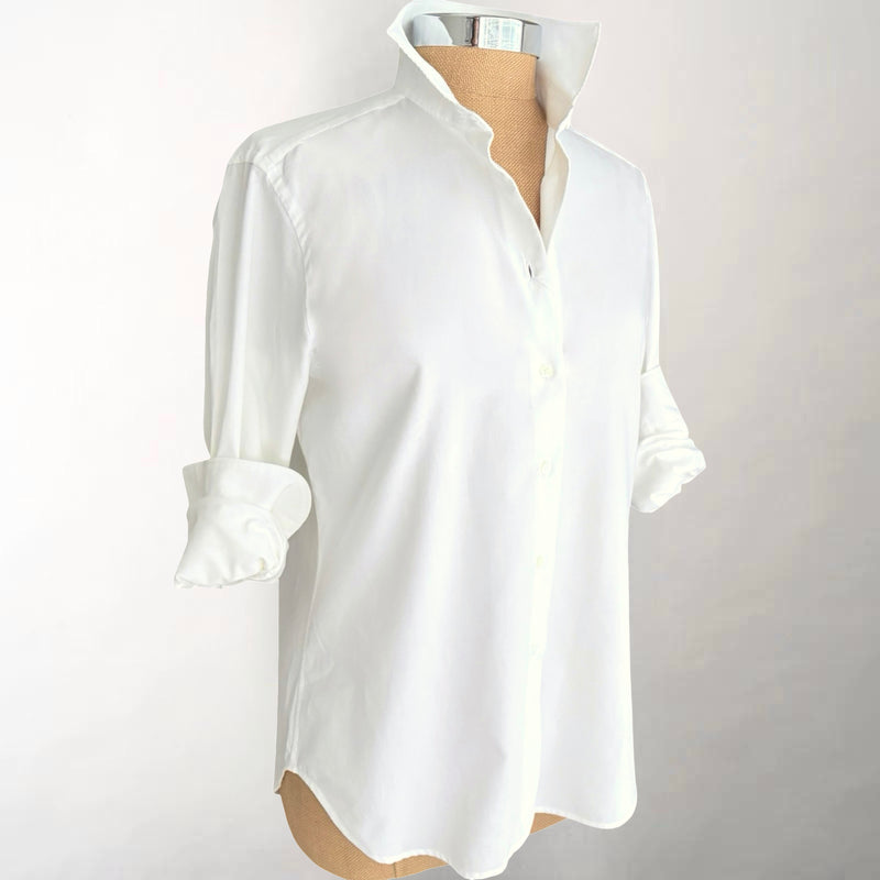 White Micro-Corduroy Shirt