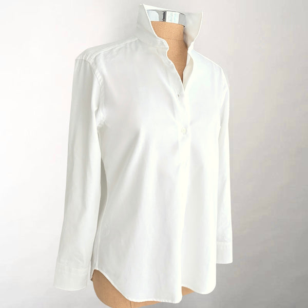 White Micro-Corduroy Shirt