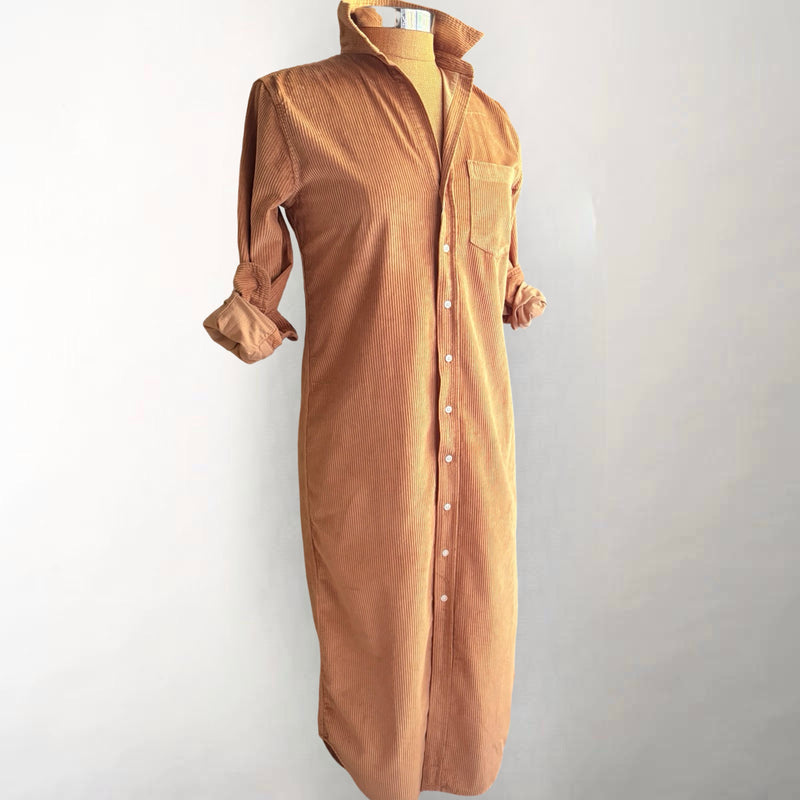 Rory Camel Corduroy Dress