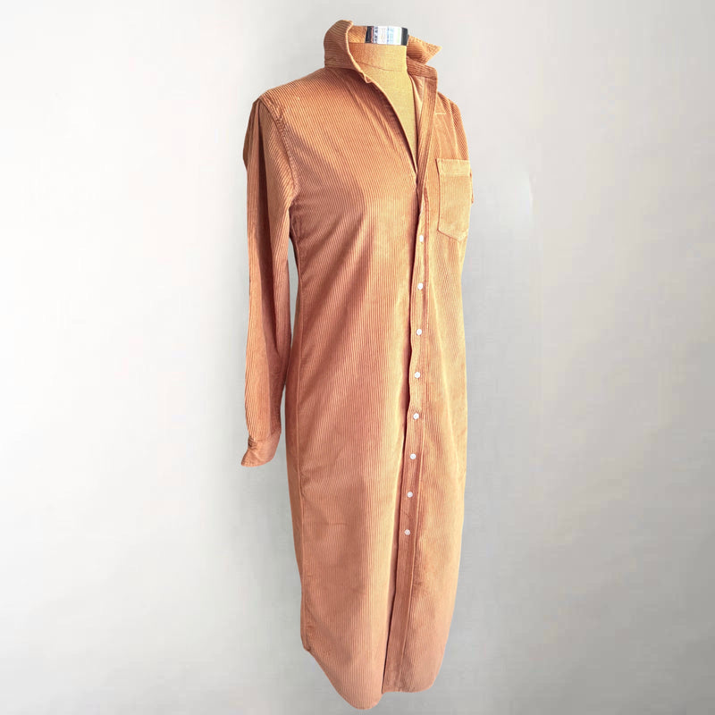 Rory Camel Corduroy Dress
