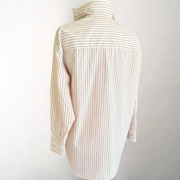 Shirley Camel Cream Stripe