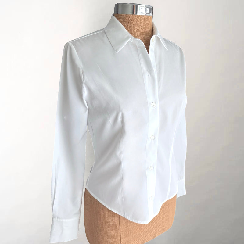 Edie Fitted White Shirt
