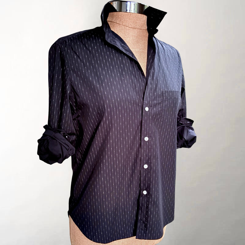 Eileen Gold Multi Dot Black Shirt