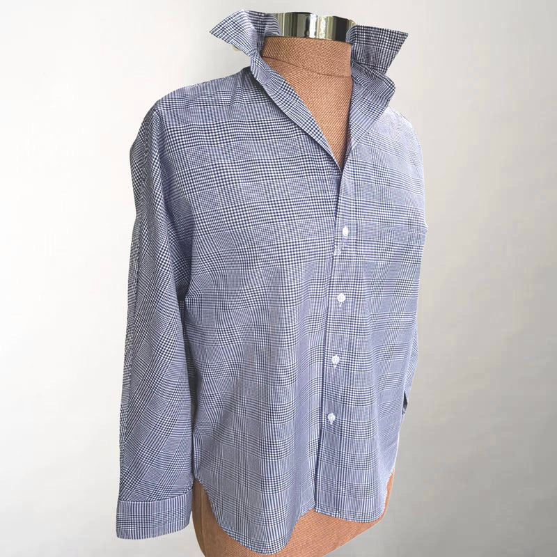 Oona Black & White Plaid Shirt