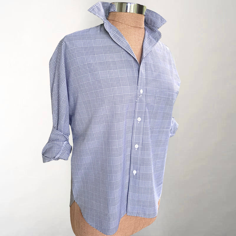 Oona Black & White Plaid Shirt