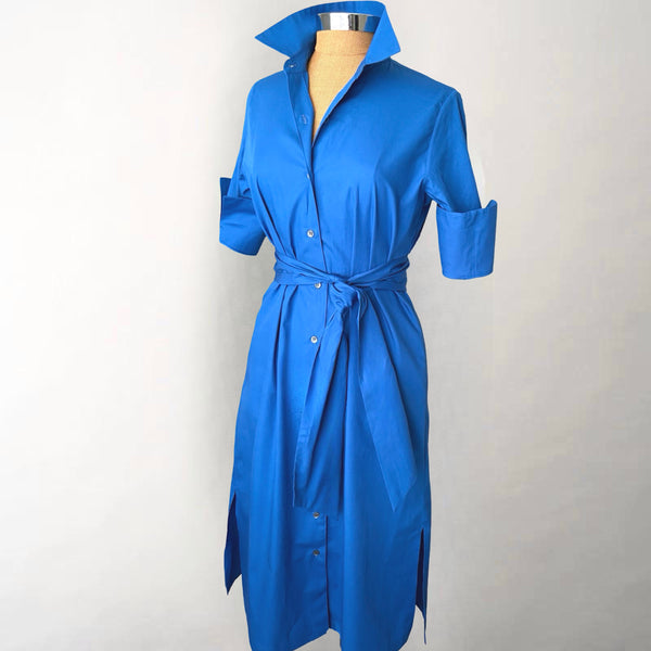Camille Royal Blue Dress – Shirtini