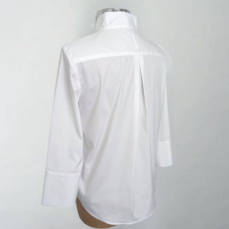 Greta White Stretch Shirt