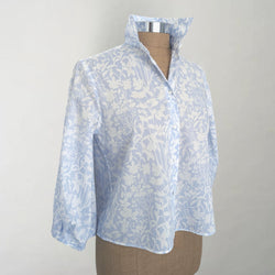 Margot Soft Blue Floral Shirt