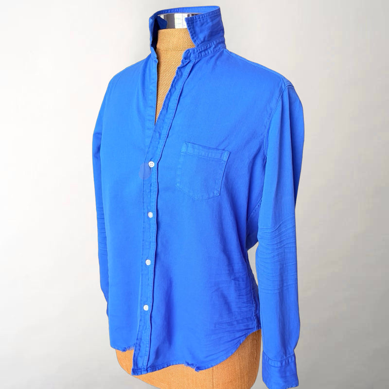 Eileen Lapis Blue Denim Shirt – Shirtini