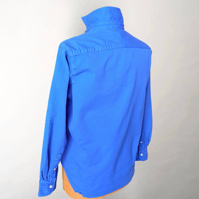Eileen Lapis Blue Denim Shirt – Shirtini