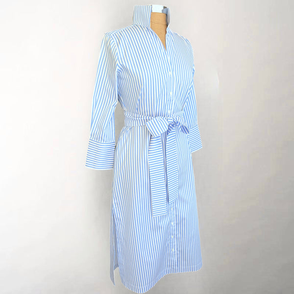 The League Shirtdress Monet Blue Stripe