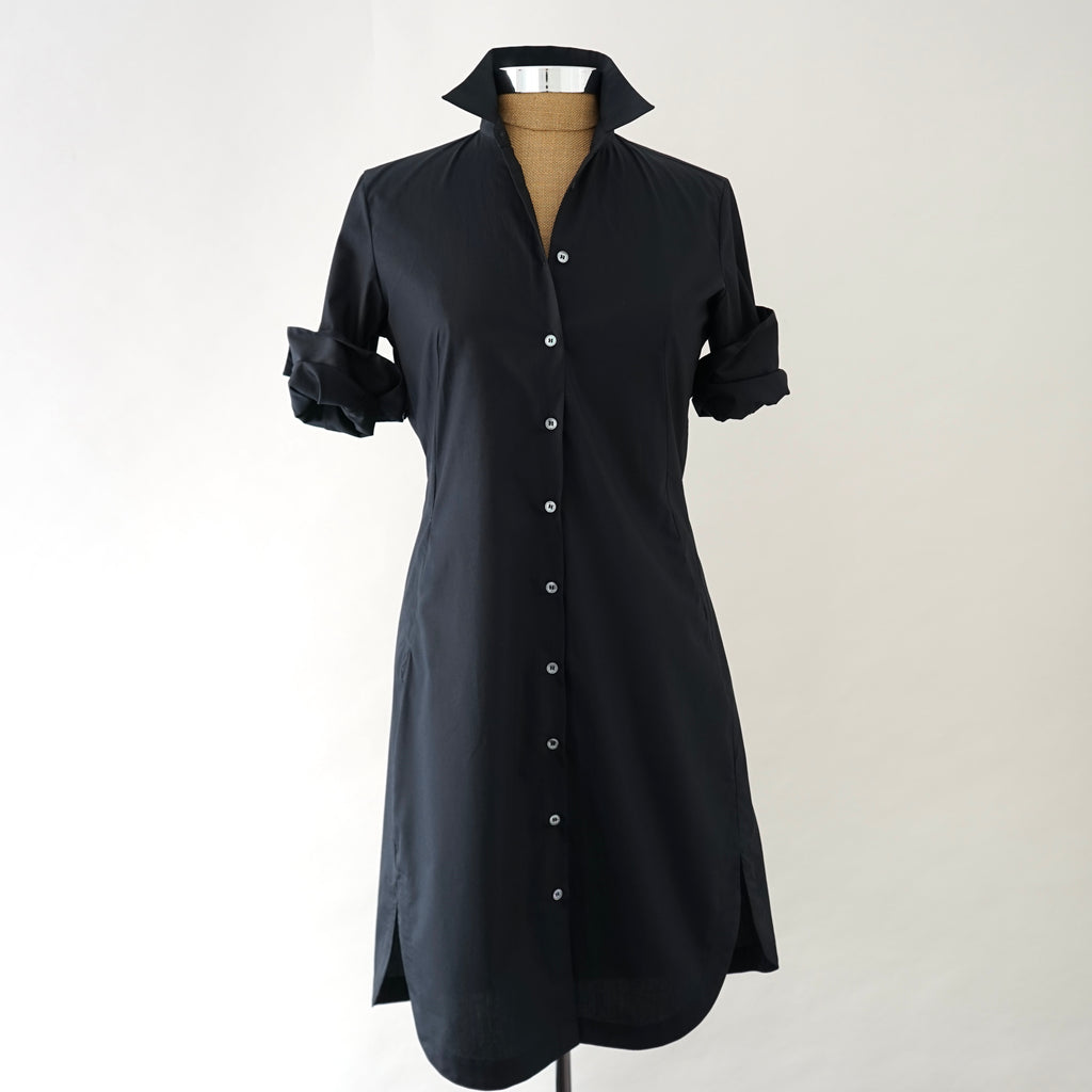 Black Everyday Shirt Dress Shirtini Black Everyday Shirt Dress Shirtini