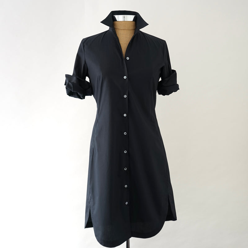 Black Everyday Shirt Dress – Shirtini Black Everyday Shirt Dress – Shirtini